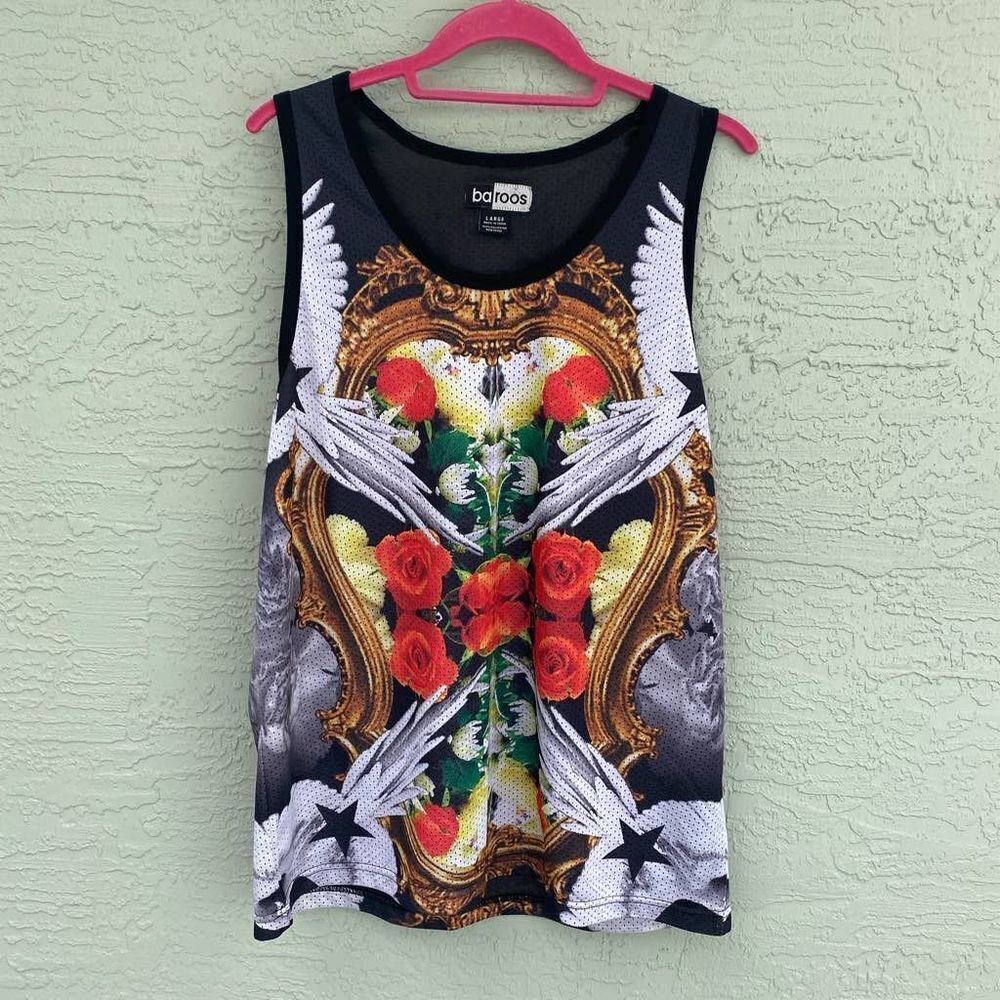 Baroos Mesh Tank Top Sz L